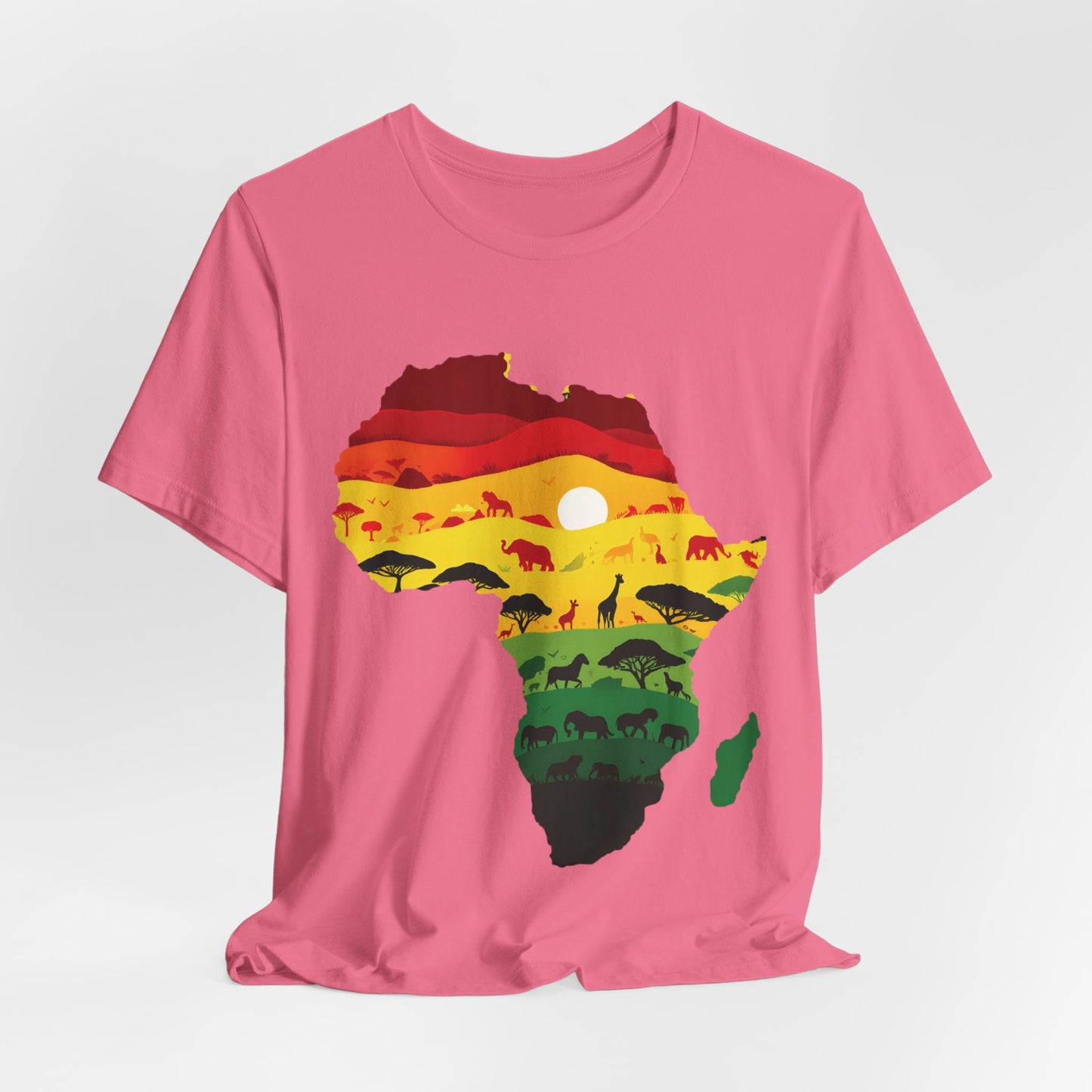 African Map Unisex Jersey Short Sleeve T-Shirt - Embrace Your Roots - Black History Month Juneteenth