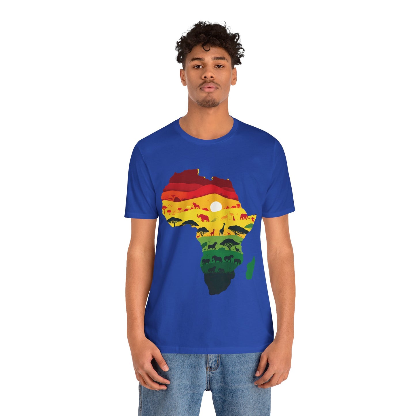 African Map Unisex Jersey Short Sleeve T-Shirt - Embrace Your Roots - Black History Month Juneteenth