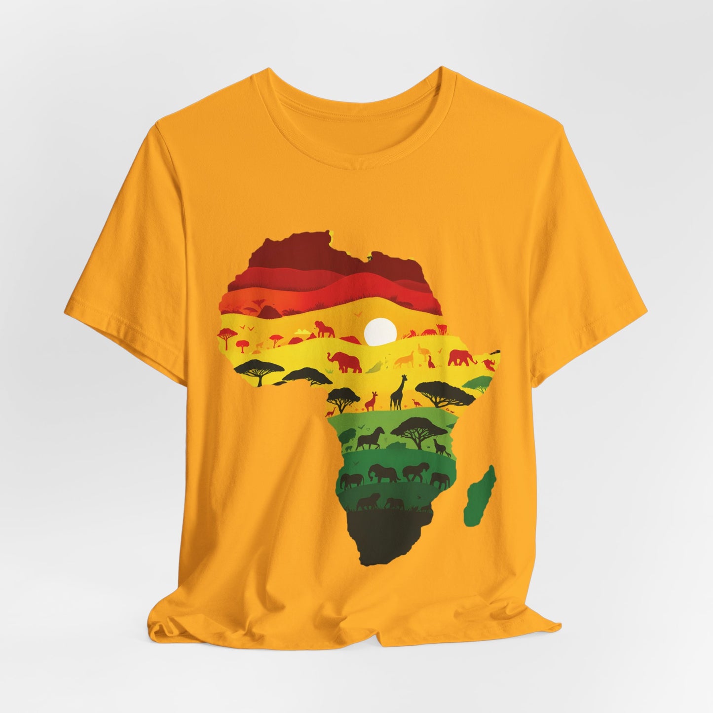 African Map Unisex Jersey Short Sleeve T-Shirt - Embrace Your Roots - Black History Month Juneteenth