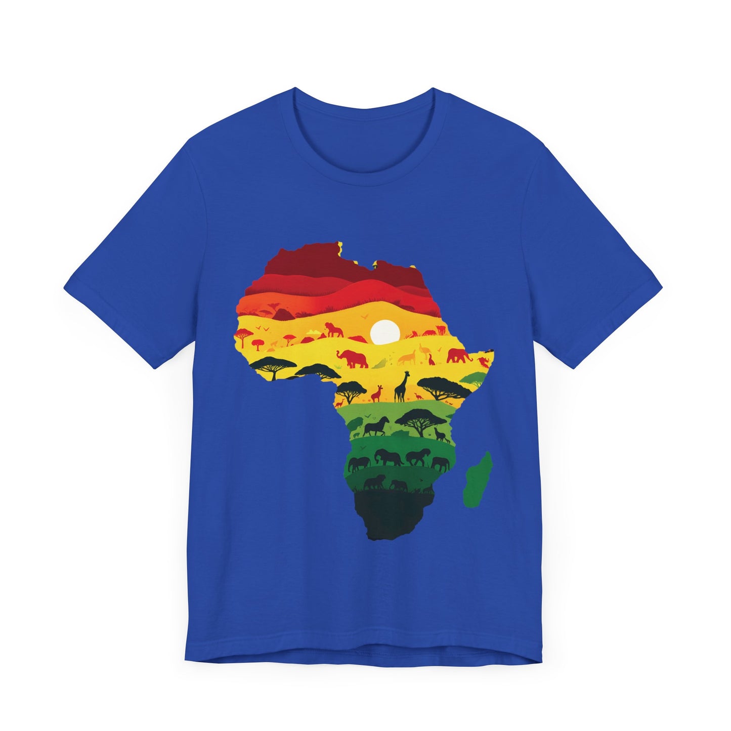 African Map Unisex Jersey Short Sleeve T-Shirt - Embrace Your Roots - Black History Month Juneteenth