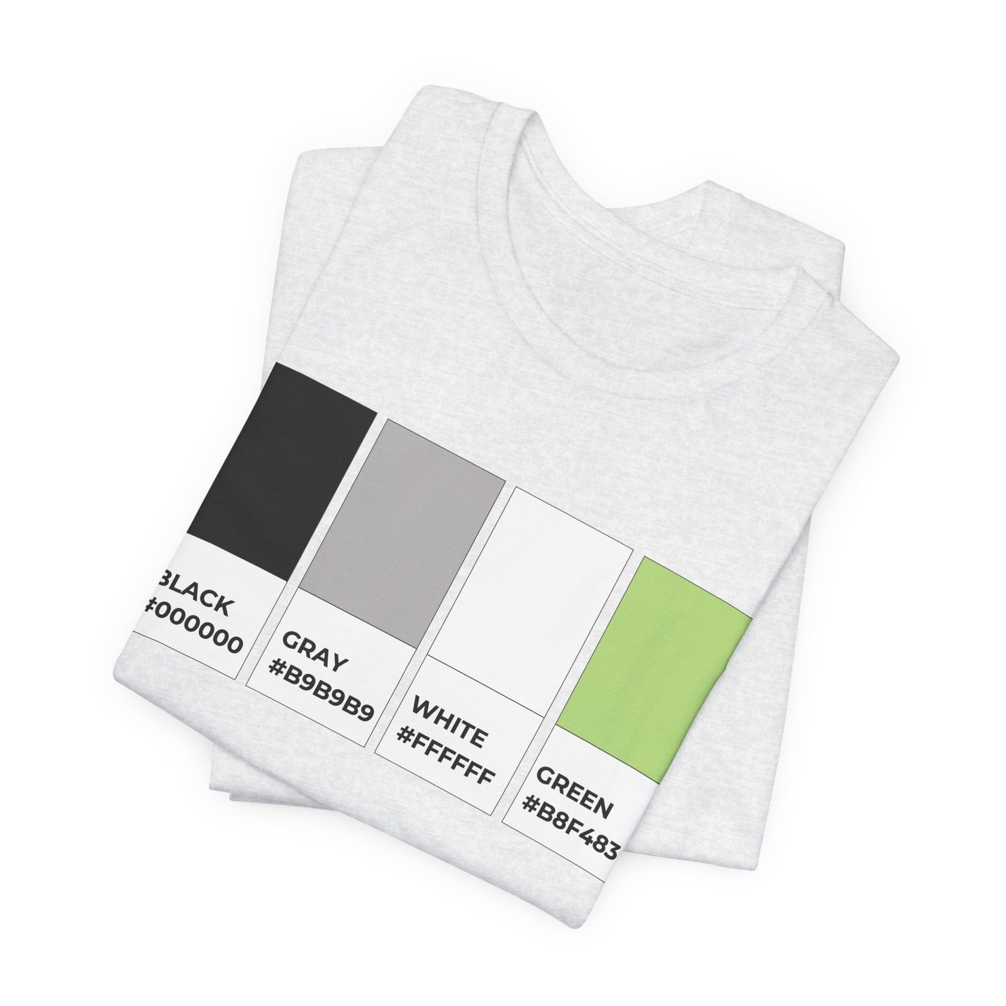 Funny Agender Pride Flag Pantone Colors Unisex Jersey Short Sleeve T-Shirt