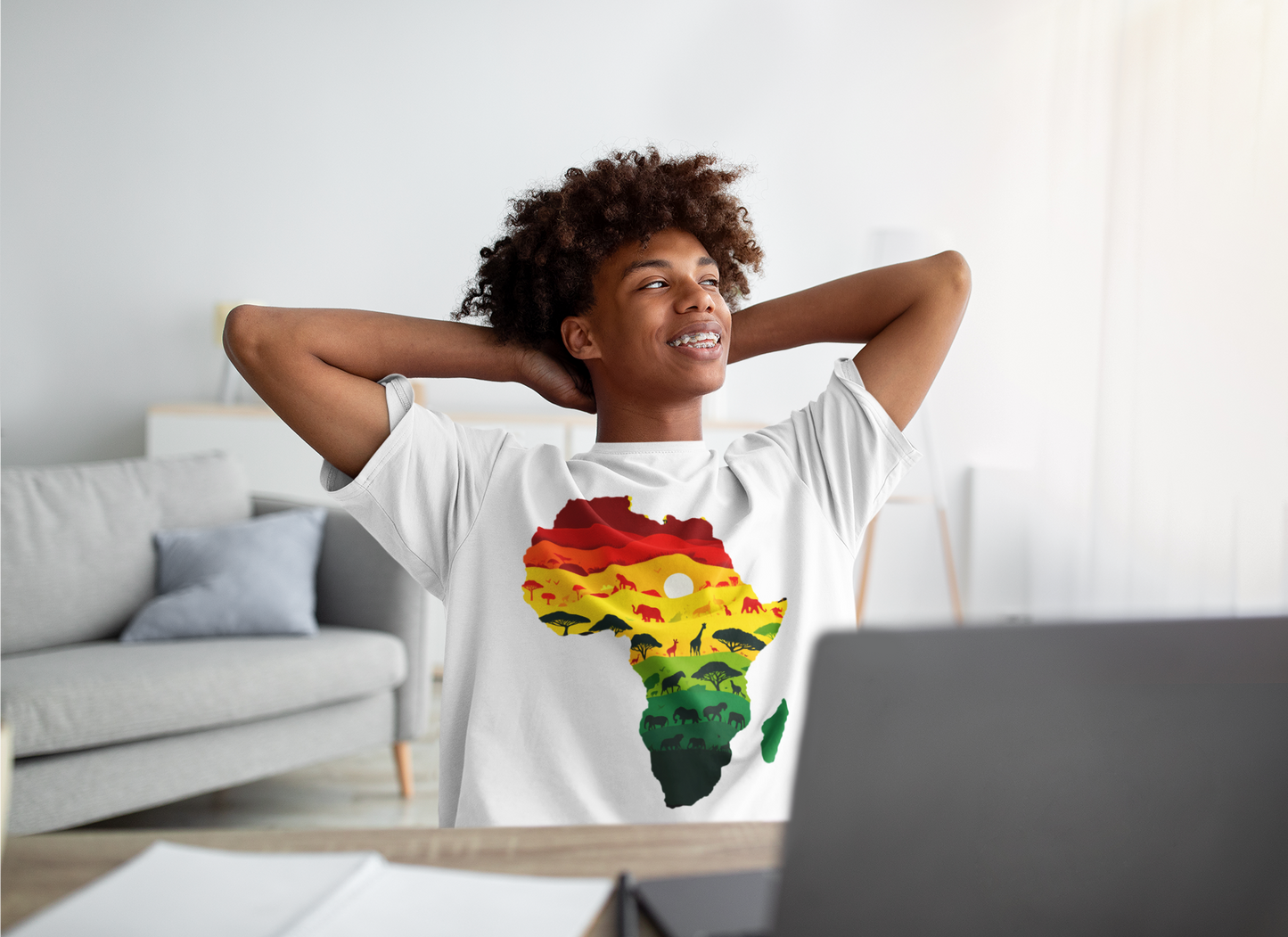 African Map Unisex Jersey Short Sleeve T-Shirt - Embrace Your Roots - Black History Month Juneteenth